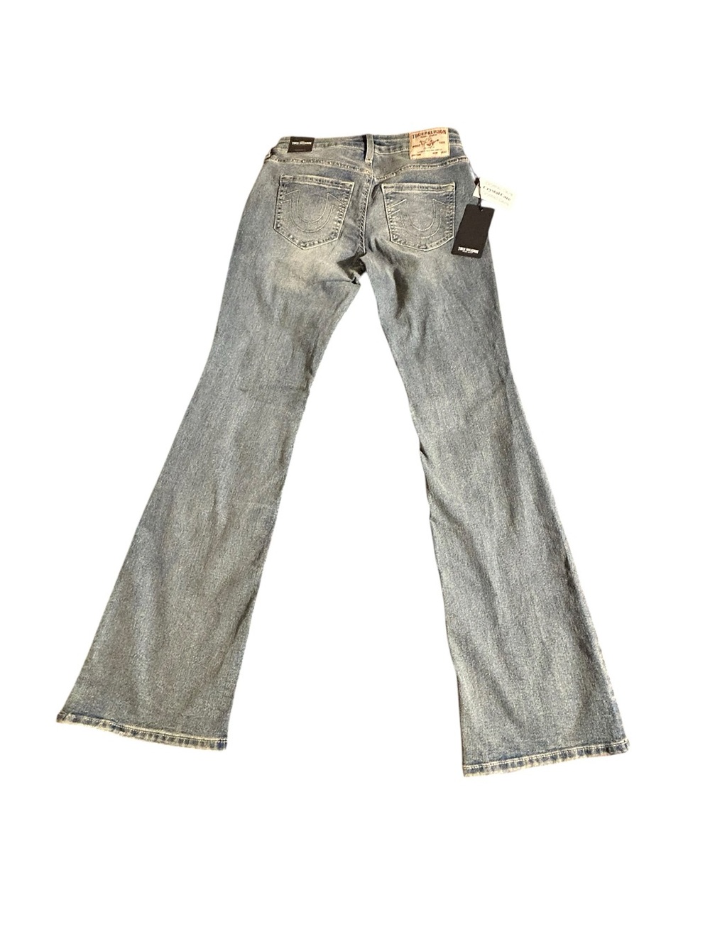 NWT True Religion Becca Mid-Rise SN Studs Bootcut Medium Horizon Wash 27